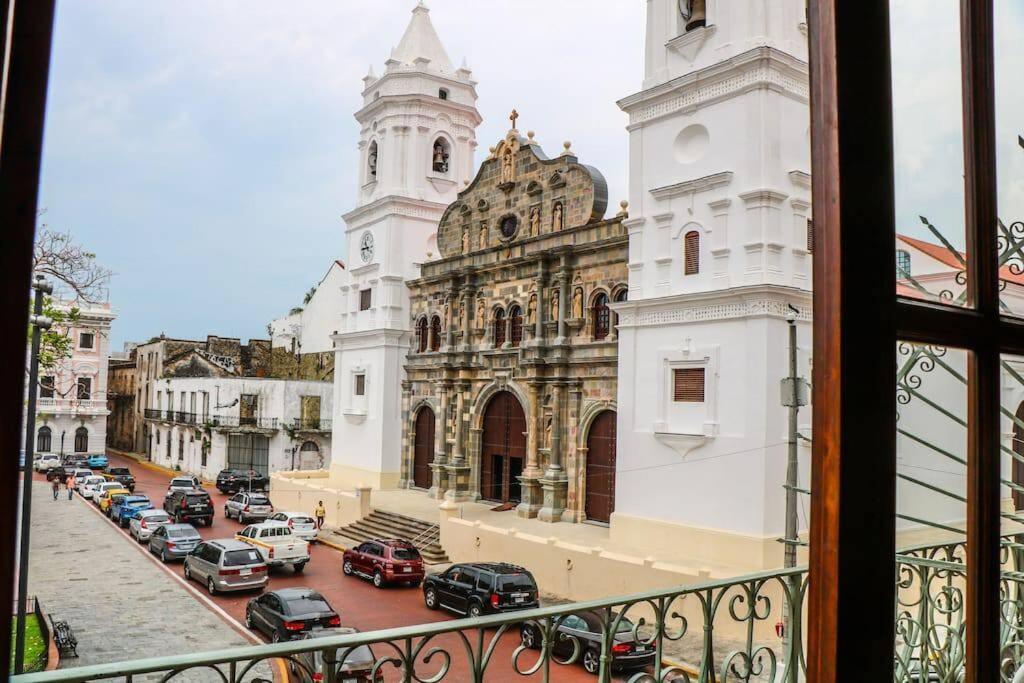 مدينة باناما Plaza Catedral 104 - Apartment With A View To Plaza Catedral In Casco المظهر الخارجي الصورة